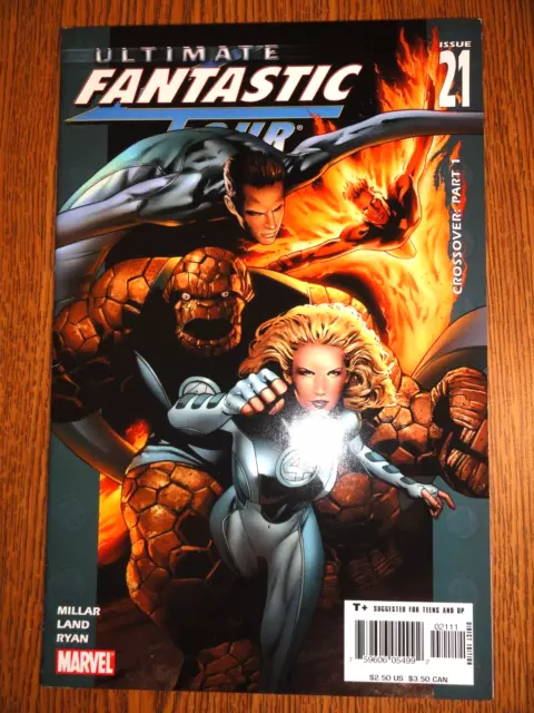 Ultimate Fantastic Four #21 Millar Clé VF + Greg Land 1st Marvel Zombies Disney