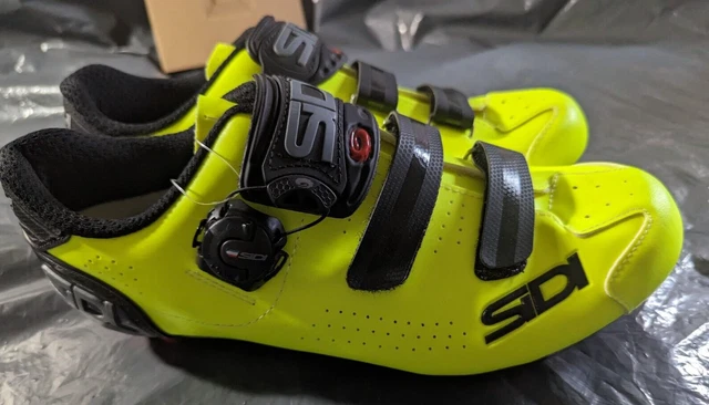 Sidi kaos road sales shoe yellow fluo