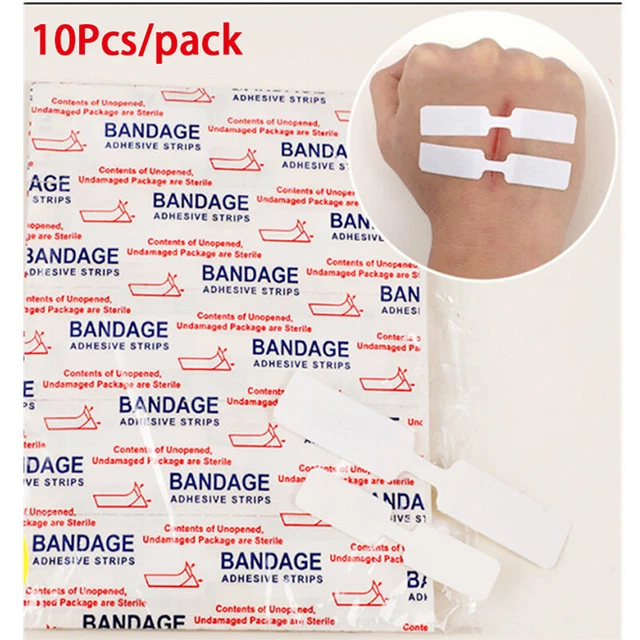 10Pcs Needle-Free Waterproof Band Aid Butterfly Adhesive Wound Closure BaUL BII