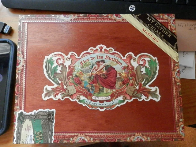 My Father Cigars Maduro Flor de las Antillas Wooden Cigar Box Nude Woman