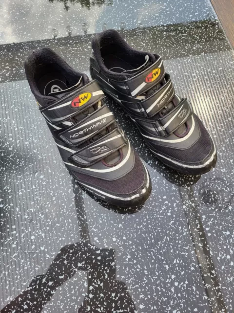 Northwave Rennrad Schuhe Gr.44 Schwarz Gebraucht