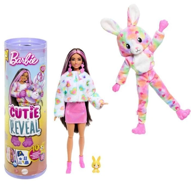 BARBIE-BARBIE CUTIE REVEAL-POUPEE lapin Reve Colore avec 10esurprises HRK38 EUR 53,00 - PicClick FR