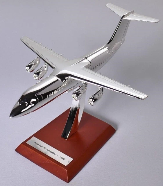 Jouet Ancien Avion Mercury Avro 707 A - Réf 406, échelle 1/36, Blanc, Occasion