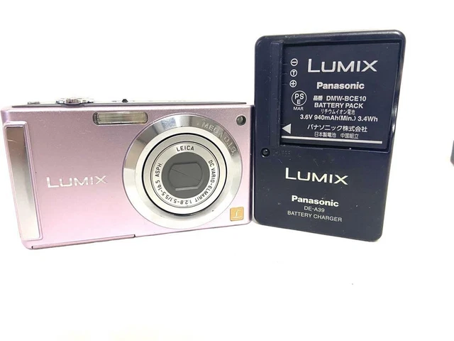 LUMIX DMC-FS3 PINK Compact Digital Camera with Battery