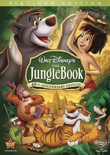 The Jungle Book (Two-Disc 40th Anniversary Platinum Edition) - DVD - VERY GOOD