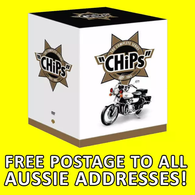 CHiPS COMPLETE Series Season 1-6 1 2 3 4 5 6 DVD BOX SET SEALED RARE