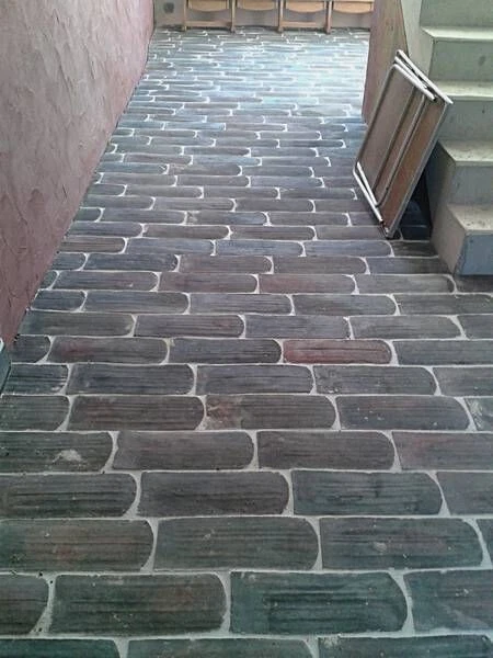 2 Biberschwanz Ziegel Dachziegel Pfanne, Platten gebraucht alt Handstrich Garten 6