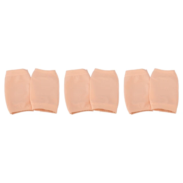 Flesh Pink 3 Pairs Heel Repair Socks For Cracked Heels Breathable Open Toe M Esp