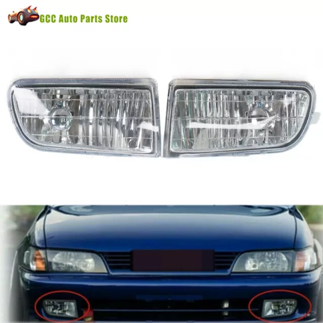 Front Bumper LED foglamps For Toyota Corolla AE100 AE101 1993-2000