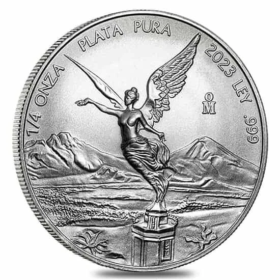 2023 1/4 oz Mexican Libertad .999 Fine Silver BU