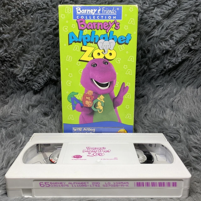 BARNEY AND FRIENDS Collection Barneys Alphabet Zoo VHS 1994 Kids ...