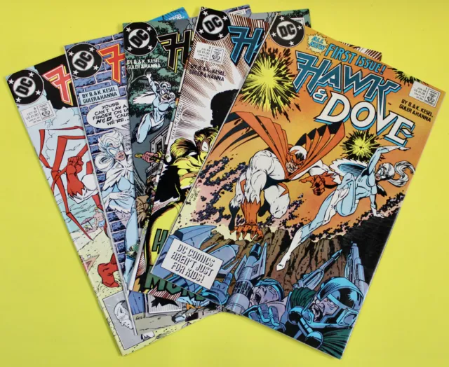 "Hawk And Dove" Lot - 5 Issues 1-5 - 1989 - High Grade Copper Age Dc Comics