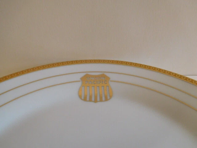 Railroad-Union Pacific Luncheon Plate 7 1/2"  Safety China Pattern 2