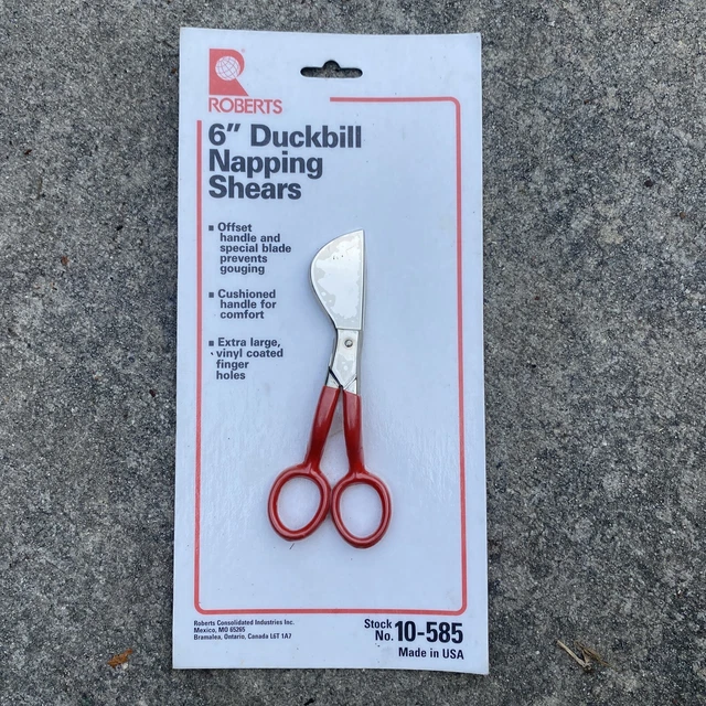 Tijeras para siesta Roberts 6"" Duckbill 10-585 tijeras NUEVAS