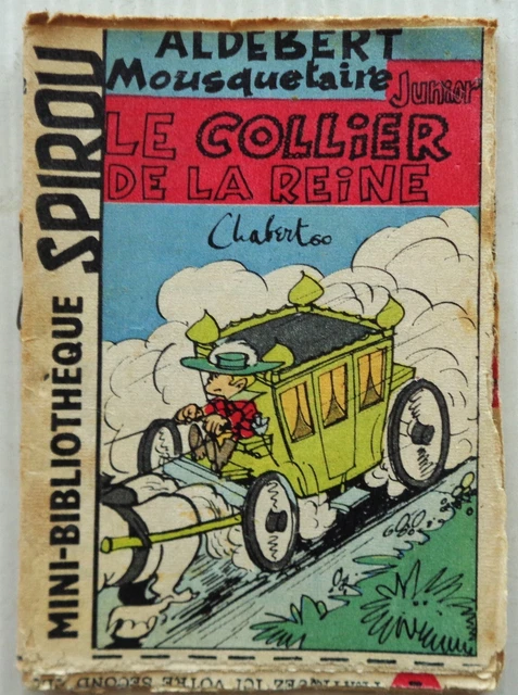Mini Story No 52 The Necklace de La Queen Spirou No 1193 Chabert 1961