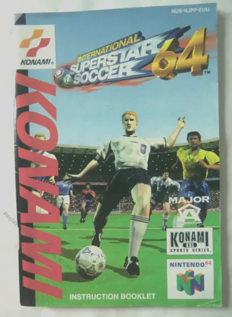 61088 Instruction Booklet - International Superstar Soccer 64 - Nintendo 64 (199