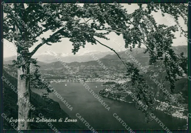 Como Lanzo Lugano Lago di Foto FG cartolina KB4375