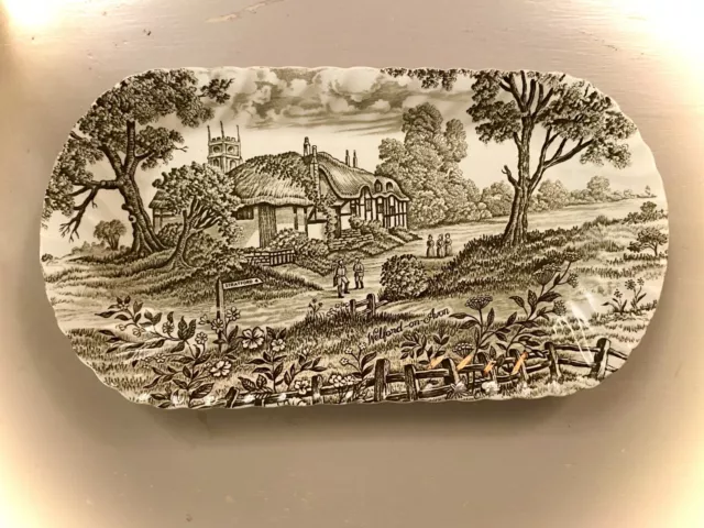 Ridgway Staffordshire Shakespeare Country England Rectangle Serving Plate Dining