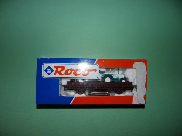 Wagon Roco HO 67027 – NS Plat à Ranchers Pour Conteneurs 3331210-7, Occasion