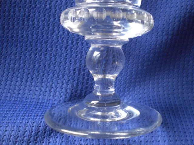 ANCIEN ORIGINAL VERRE A ABSINTHE MODÈLE AU CORDON SOUFFLE TAILLE DÉCORÉ H 16.7 c 3