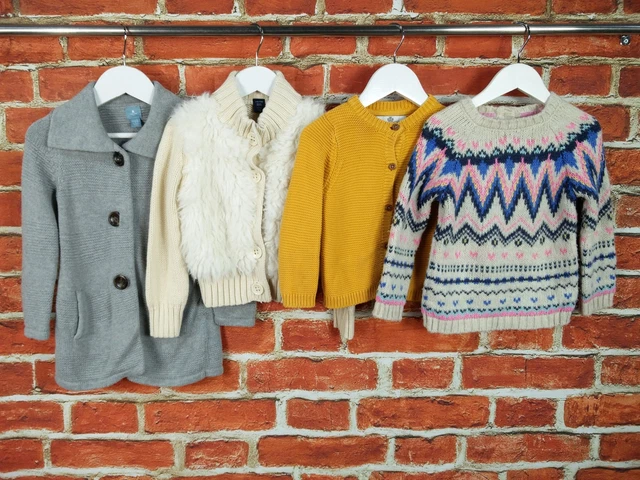 Girls Bundle Age 2-3 Years Gap M&S Knitted Jumper Cardigan Jacket Kids Set 98Cm