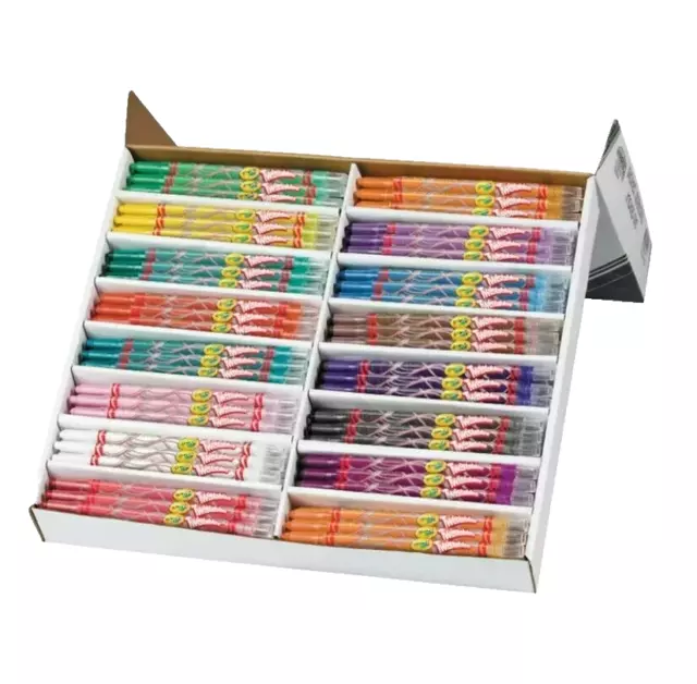 New Crayola Twistables Crayons Classpack 240 Count 16 Colours