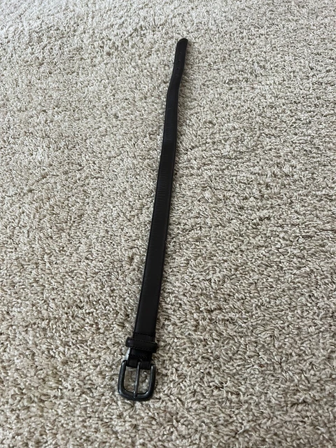 2 - 3 T Janie & Jack Brown Leather Adjustable Belt Boy