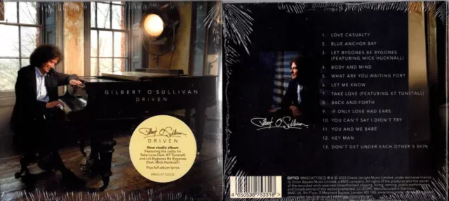 Gilbert O'Sullivan SEALED 2022 CD ALBUM Driven