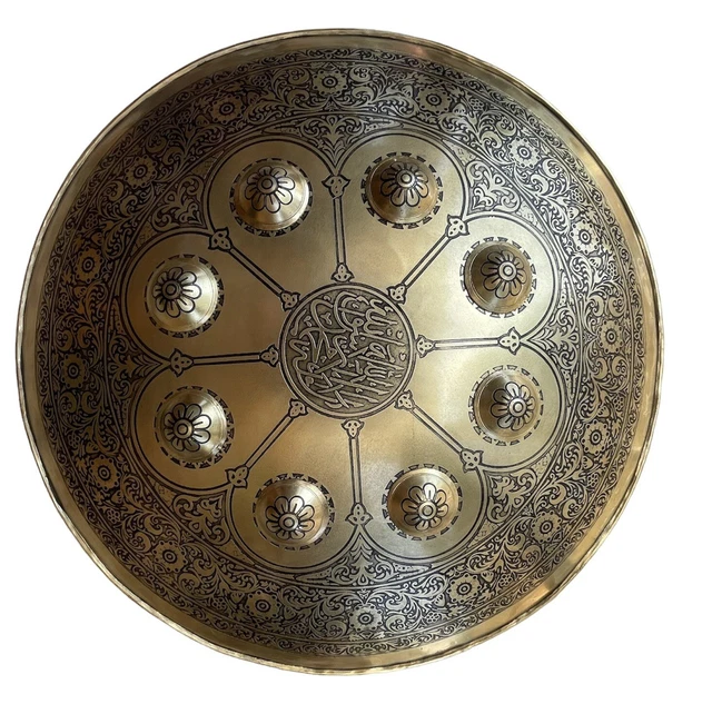 Handcrafted warrior battle ready shield 19 inches with engraved carvings Islamic