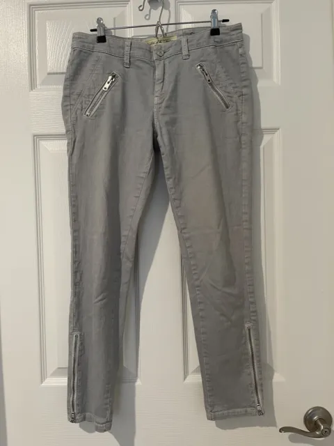 Daughters of the Liberation Anthropologie Zipper Ankle Jeans Sz 28 (32x27) EUC