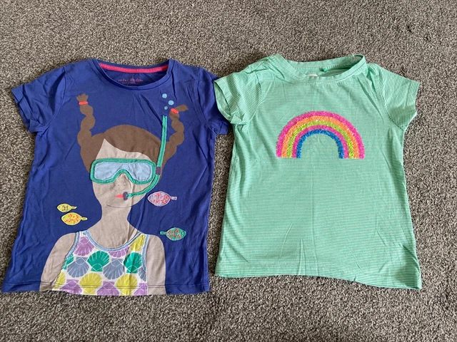 Pacchetto T-shirt Ragazze - Mini Boden/Next - Età 6-7 anni / Età 7 anni