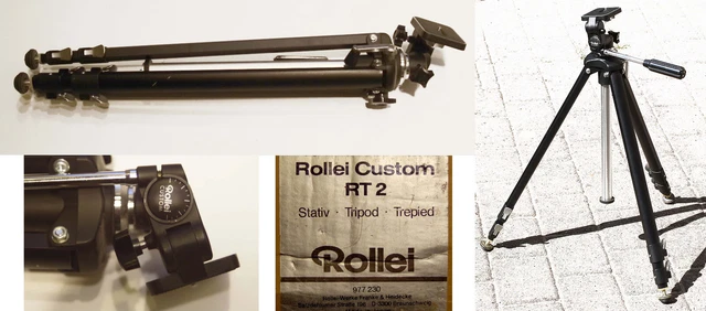 Rollei trépied appareil photo ancien