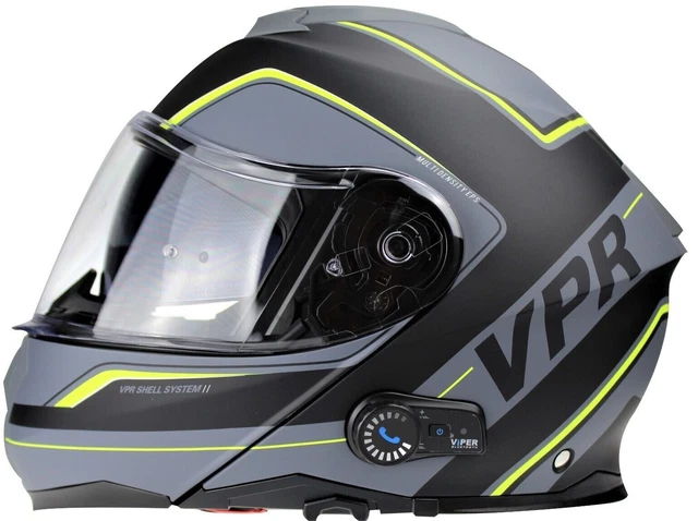 Casque Moto Modulaire Bluetooth Uueybsg Flip Up Intégral Double Visière DOT/ECE Avec Microphone - Homme Femme