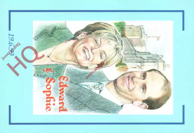 Picture Postcard::PRINCE EDWARD AND SOPHIE, ROYAL WEDDING, STUART SMITH