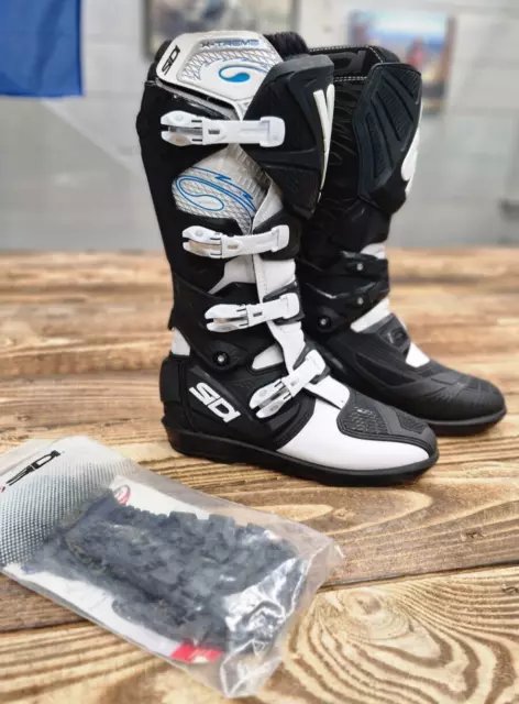 SIDI STIVALI BLACK Rain Black Motorcycle Boots 114.99 PicClick UK
