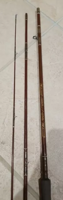 Vintage Shakespeare FY 12-R  8'Three 3 Piece Fiberglass #7/8 Weight Line Fly Rod 3