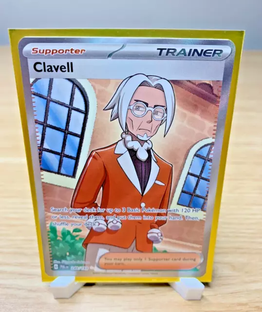 Clavell 249/193 Full Art Trainer Paldea Evolved Pokemon TCG NM