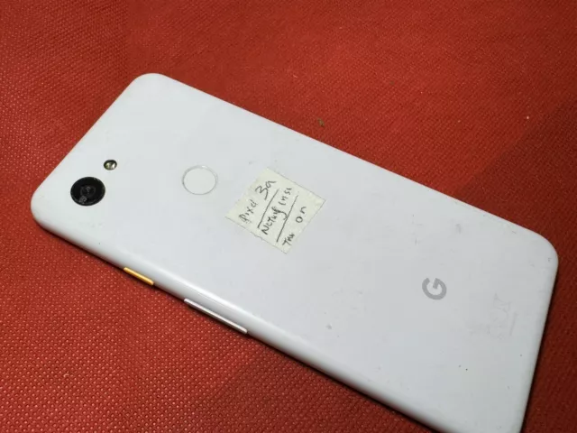 Google Pixel 3a White Smartphone Damage Faulty