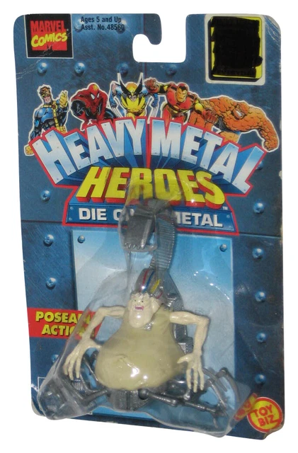 Marvel X-Men Mojo (1998) Toy Biz Heavy Metal Heroes Die-Cast Poseable Mini Figur