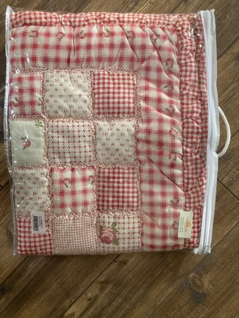 Clayre & Eef Quilt Patchwork Babydecke Krabbeldecke 85x105 Neu Ovp