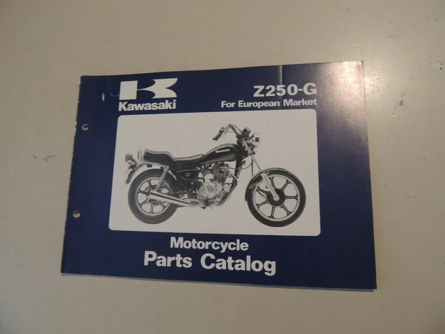 PARTS CATALOG LIST Kawasaki LTD250 Z250 -G2 G3 Parts Catalog Kawasaki Z250-G カタログ