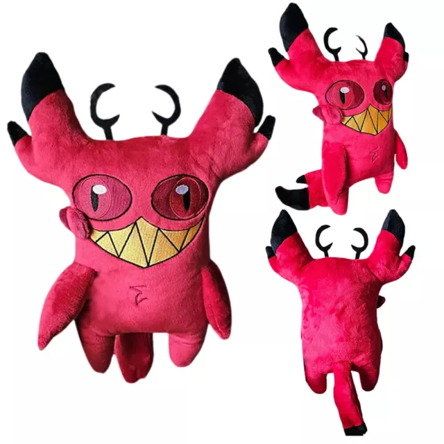 The Radio Demon Hotel Alastor Cursed Cat Doll Anime Hazbin Stuffed Plushie Toys