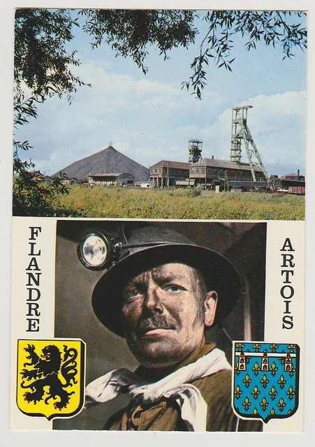 CPSM Carte postale Nord Flandre Artois Mineur terril