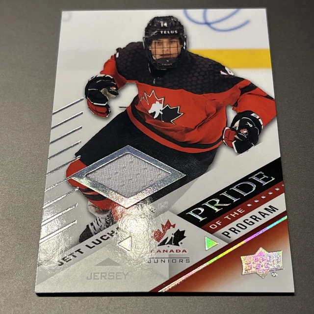 2024 TEAM CANADA junior Jett Luchanko Pride Of Program Jersey!! 19.99