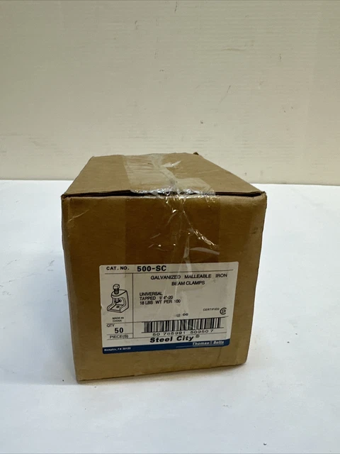 SUPERSTRUT 500 SC BEAM Clamp Clamp On 1 4 20 Size 1 1 4 In L 1 In superstrut-500-sc-beam-clamp-clamp-on-1-4-20-size-1-1-4-in-l-1-in