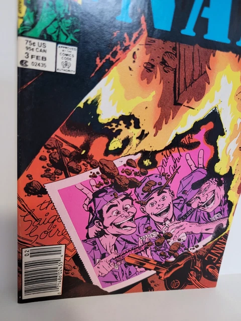 The Nam #3 Vol 1 Marvel Comics 1987 Michael Golden Vf/Nm 3