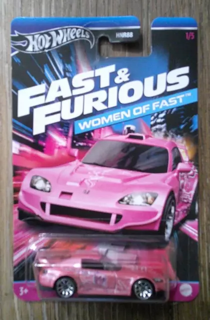 hot wheels 2024 silver label fast & furious women of fast honda s2000