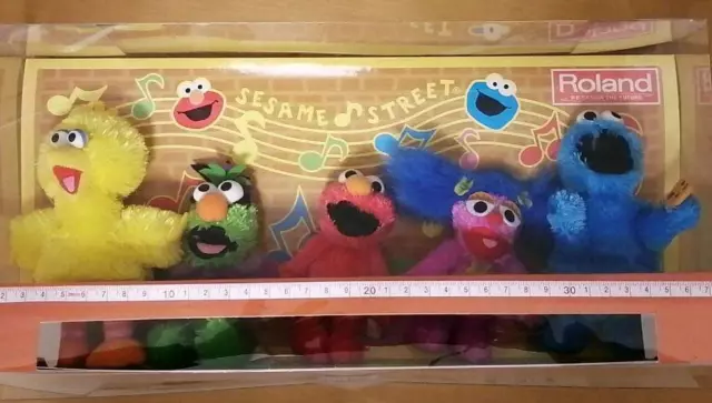 Sesame Street Plush Stuffed Toy Set Big Bird Elmo Cokkie Monster from Japan