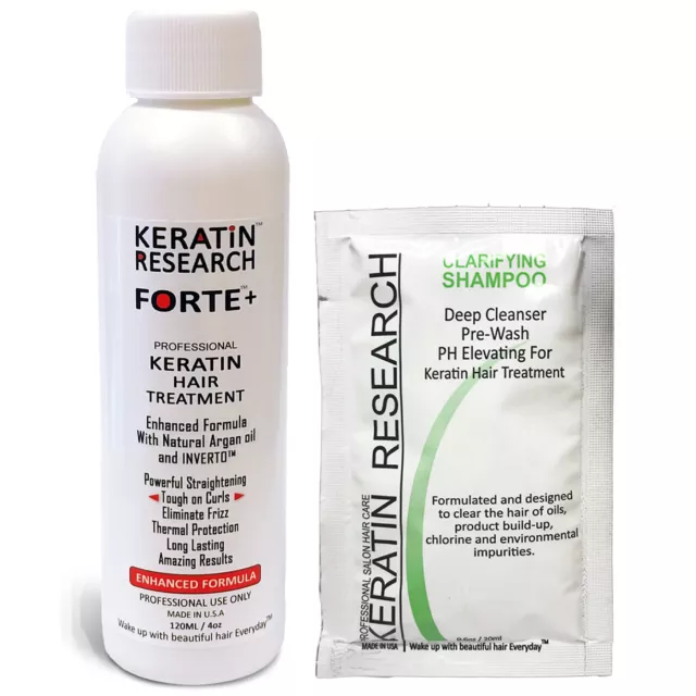 Kit de inicio de tratamiento de queratina 120 ml para soplar el cabello queratina Forte extra fuerza