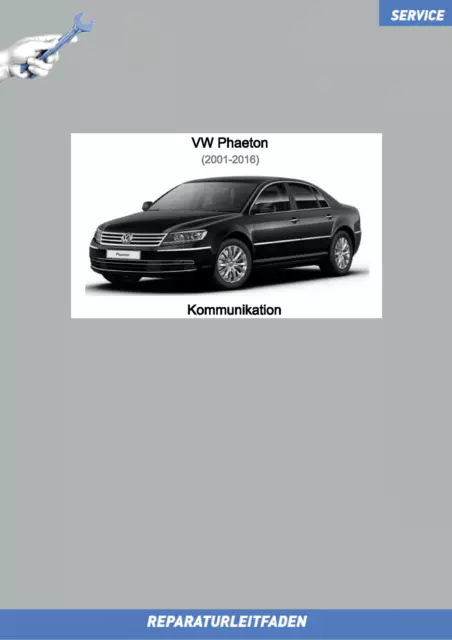 VW Phaeton 3D (01-16) Reparaturanleitung Kommunikation Radio Navi